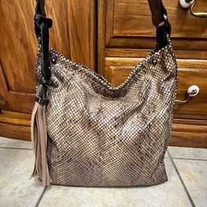Sondra Roberts Snakeskin Handbag